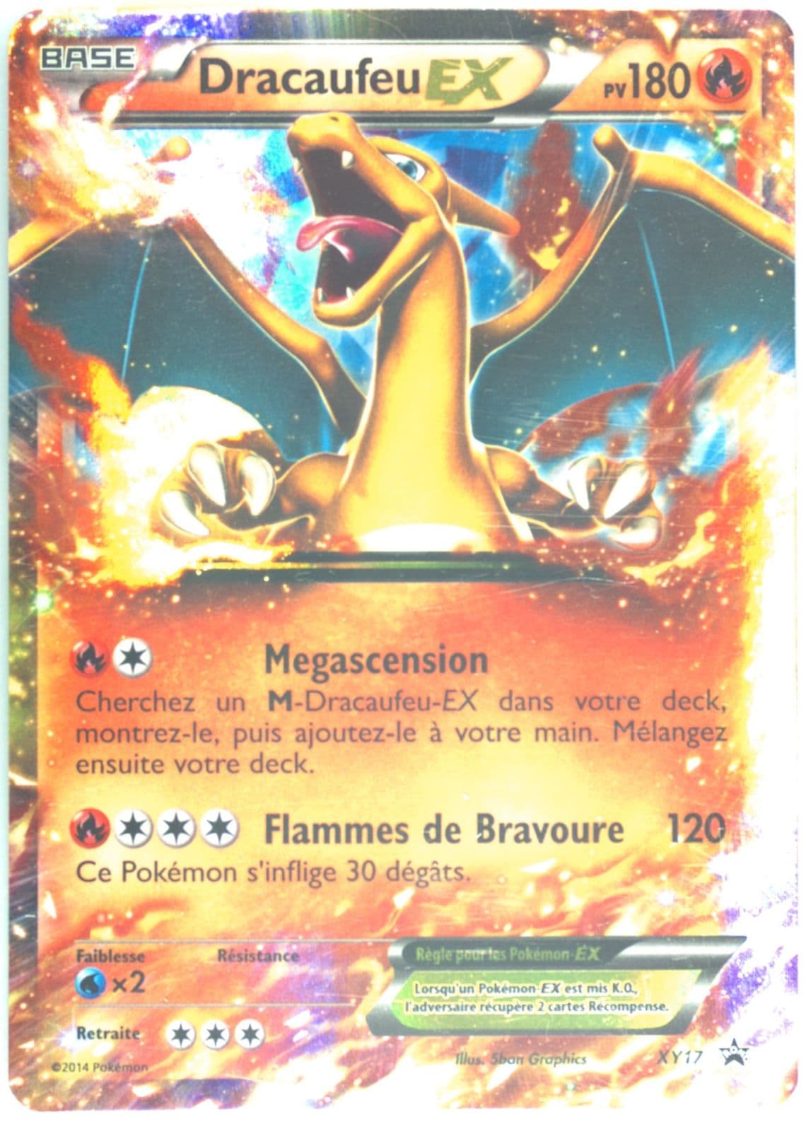 Dracaufeu EX Mega Charizard Box-French (XY17) 2014 Pokemon XY Black Star Promo