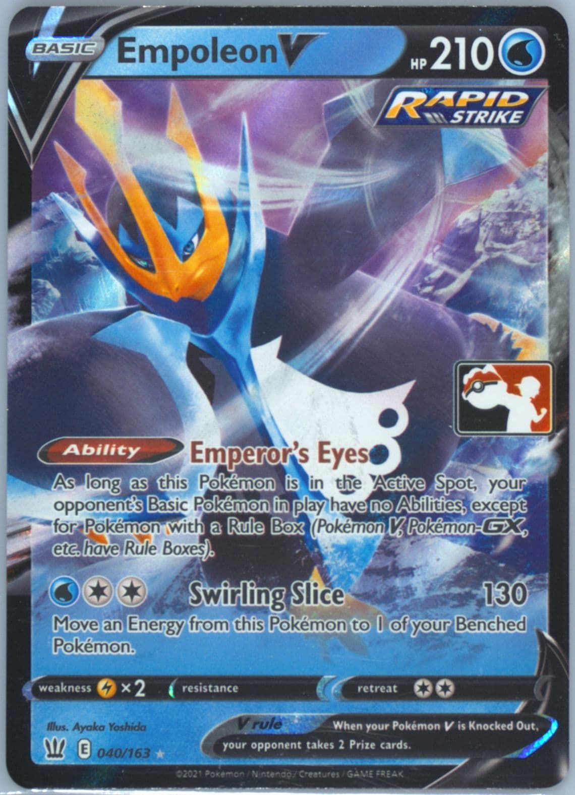 Empoleon V (040) 2022 Pokemon Play! Pokemon Prize Pack: Series 1