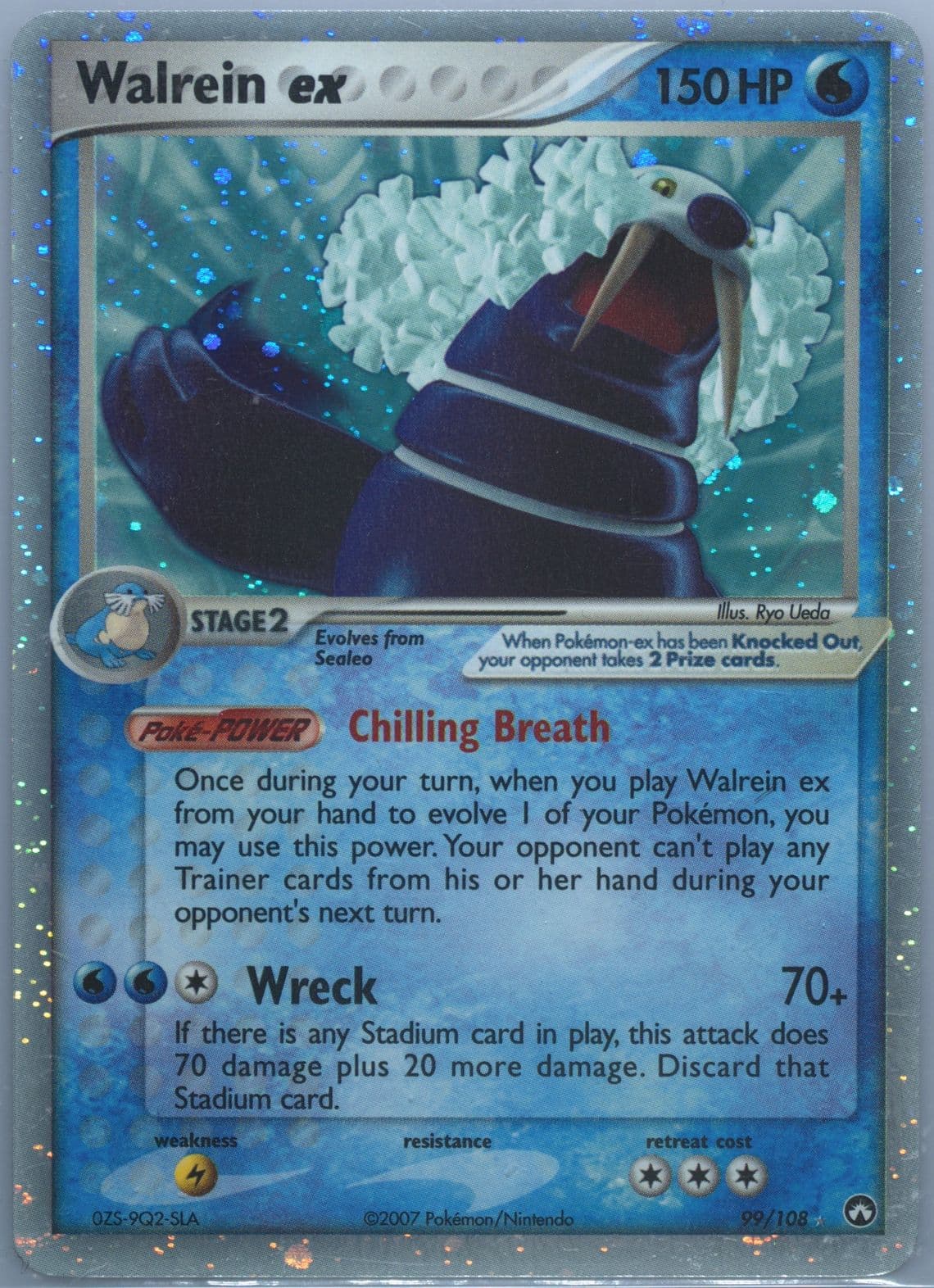 Walrein EX-Holo (99) 2007 Pokemon EX Power Keepers