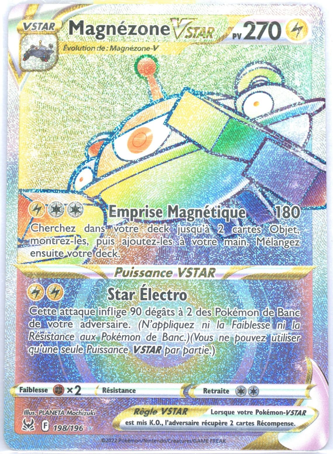 Full Art/Magnezone Vstar French-Secret (198) 2022 Pokemon Sword & Shield Lost Origin