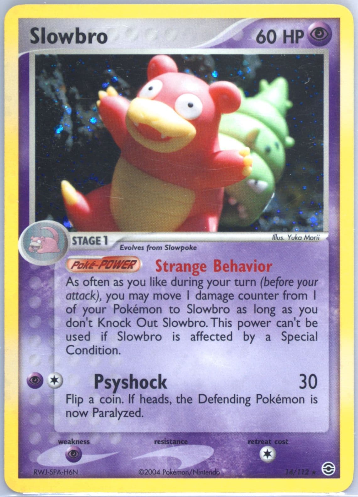 Slowbro-Holo (14) 2004 Pokemon EX Fire Red & Leaf Green
