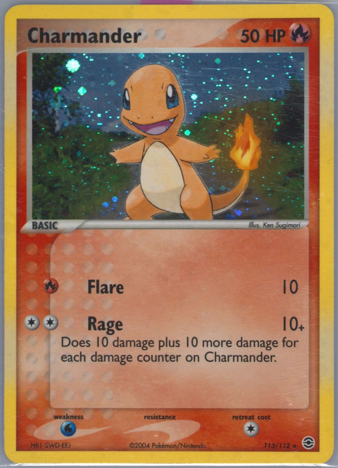 Charmander-Holo (113) 2004 Pokemon EX Fire Red & Leaf Green