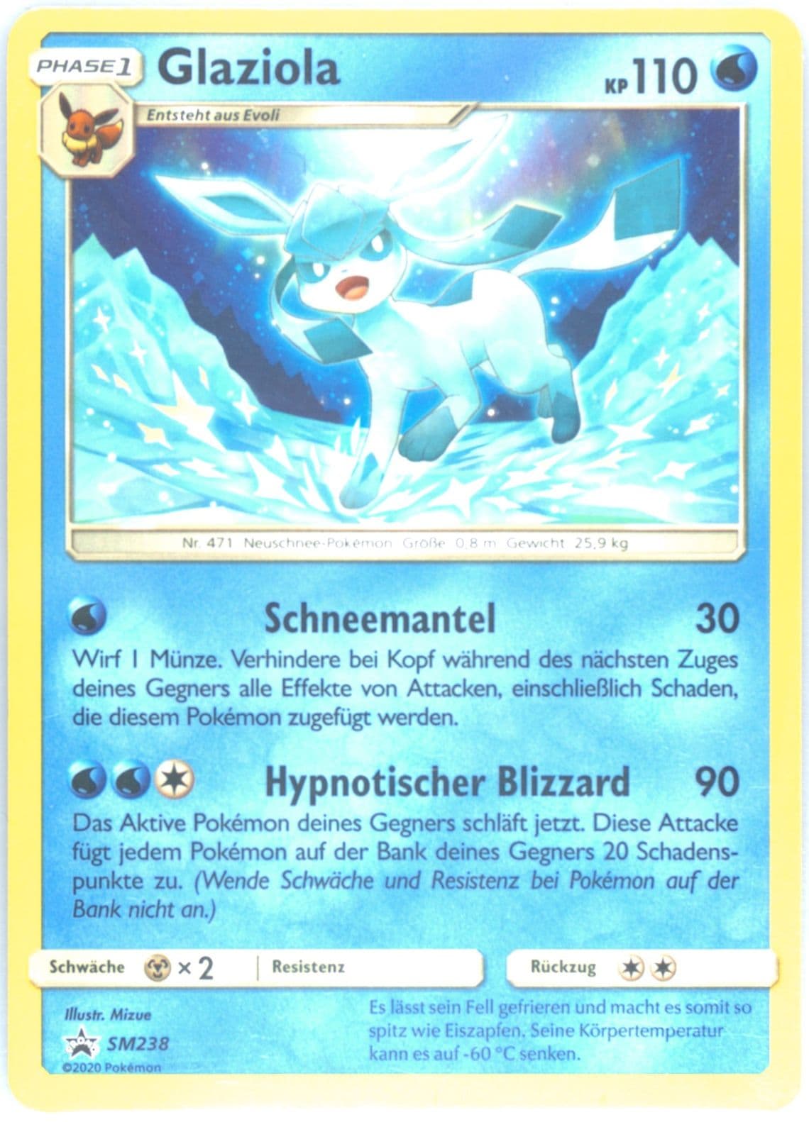 Glaziola Tag Team Powers Collection-German (SM238) 2020 Pokemon SM Black Star Promo