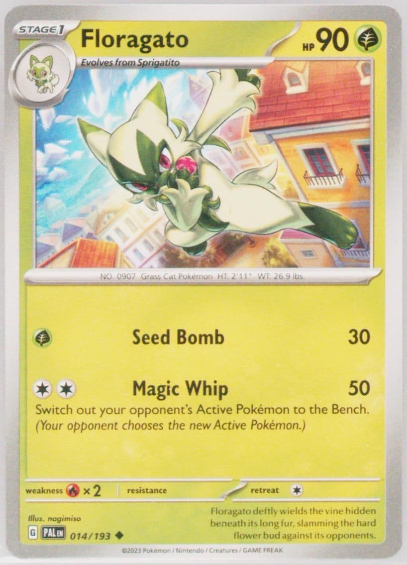 Floragato (014) 2023 Pokemon Pal EN-Paldea Evolved