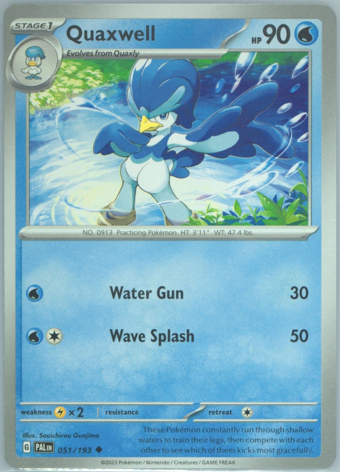 Quaxwell (051) 2023 Pokemon Pal EN-Paldea Evolved