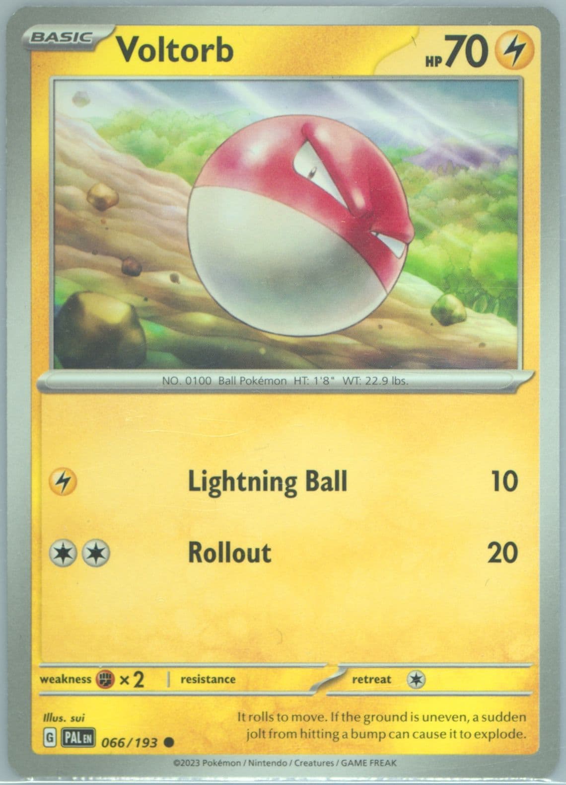 Voltorb (066) 2023 Pokemon Pal EN-Paldea Evolved