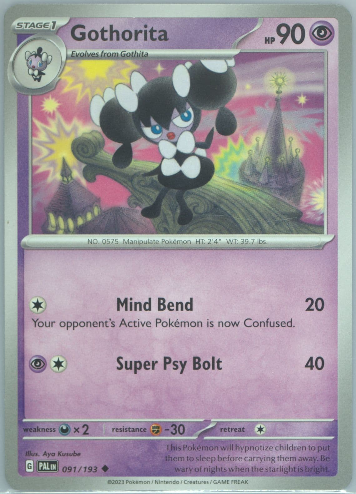 Gothorita (091) 2023 Pokemon Pal EN-Paldea Evolved