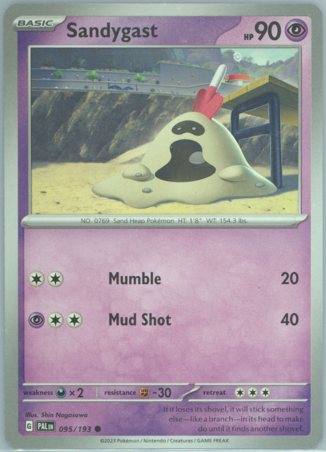 Sandygast (095) 2023 Pokemon Pal EN-Paldea Evolved