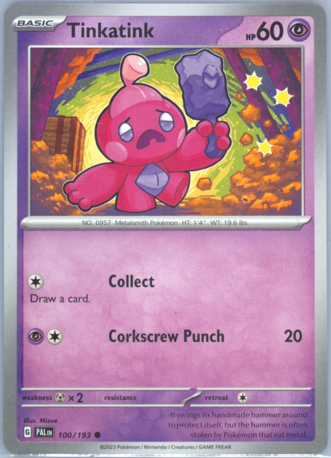 Tinkatink (100) 2023 Pokemon Pal EN-Paldea Evolved