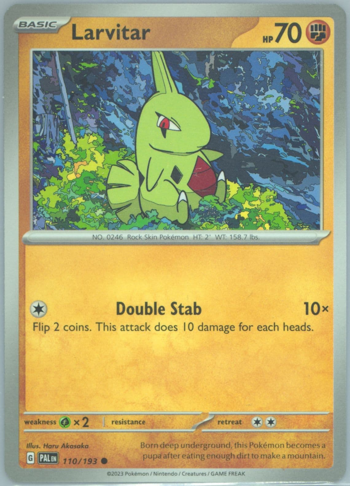 Larvitar (110) 2023 Pokemon Pal EN-Paldea Evolved