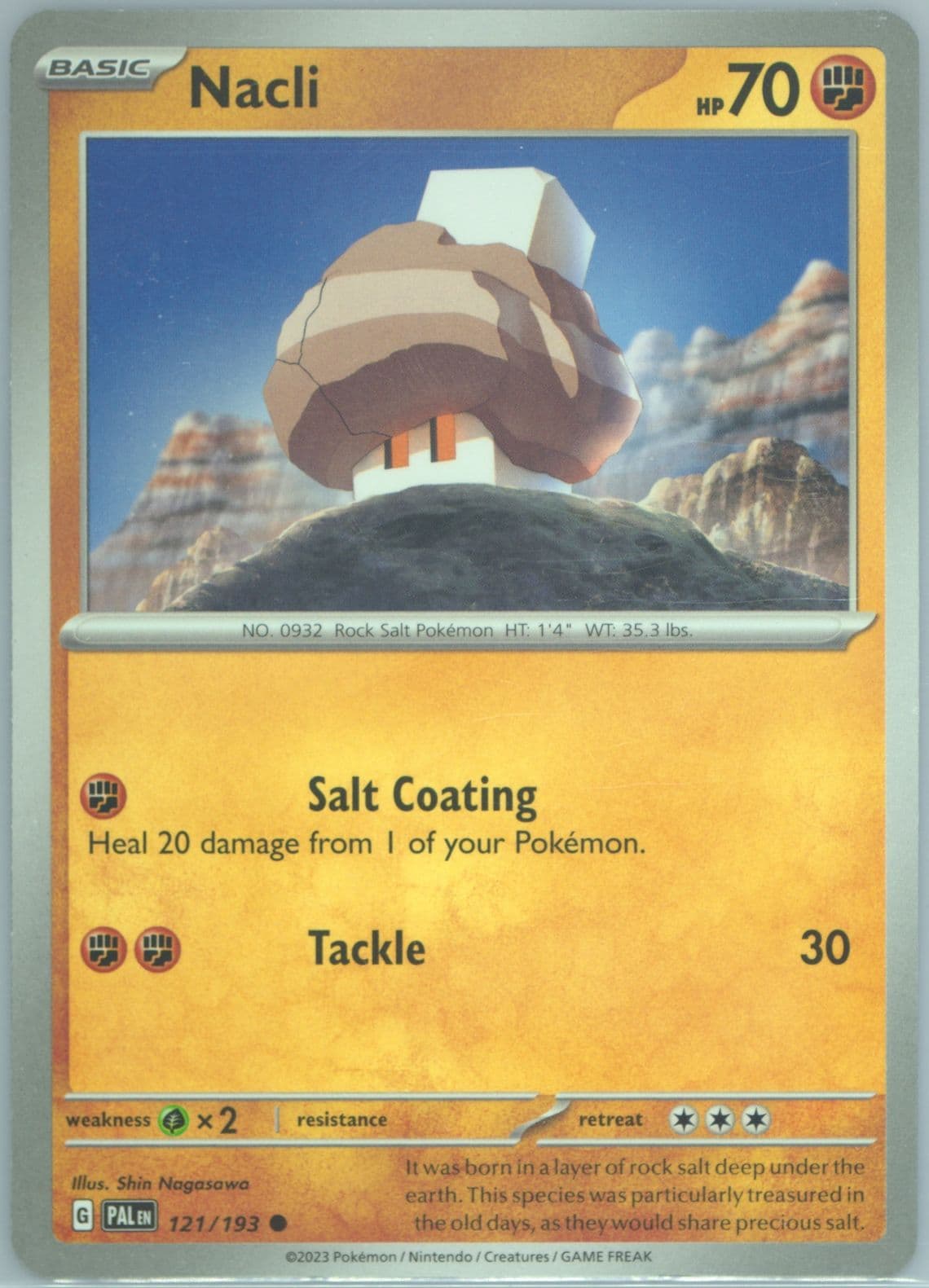 Nacli (121) 2023 Pokemon Pal EN-Paldea Evolved