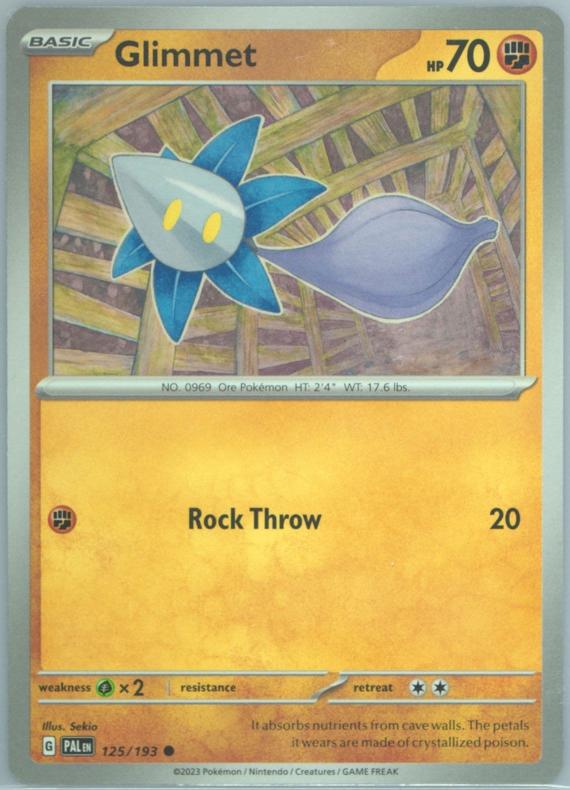 Glimmet (125) 2023 Pokemon Pal EN-Paldea Evolved