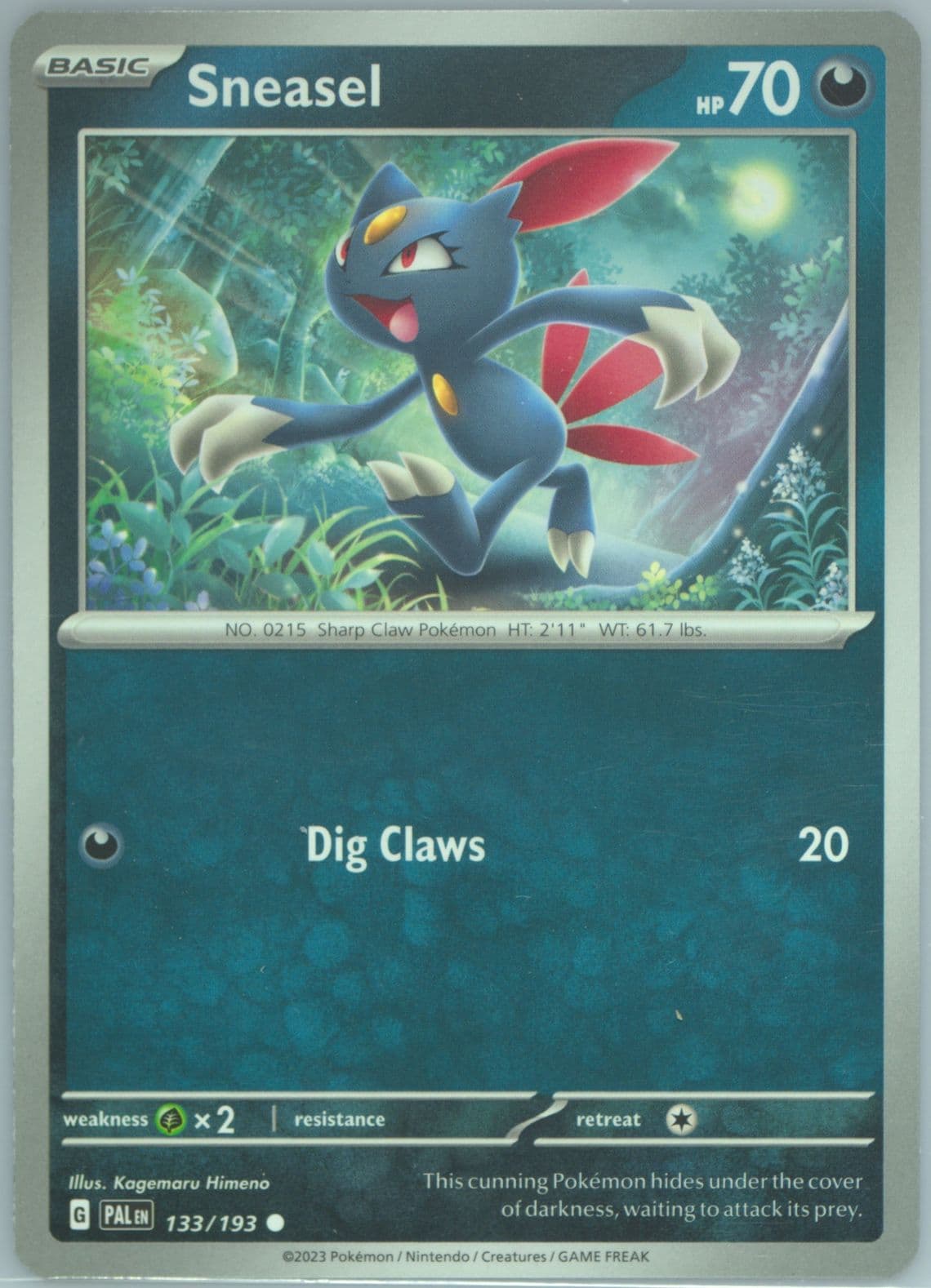 Sneasel (133) 2023 Pokemon Pal EN-Paldea Evolved