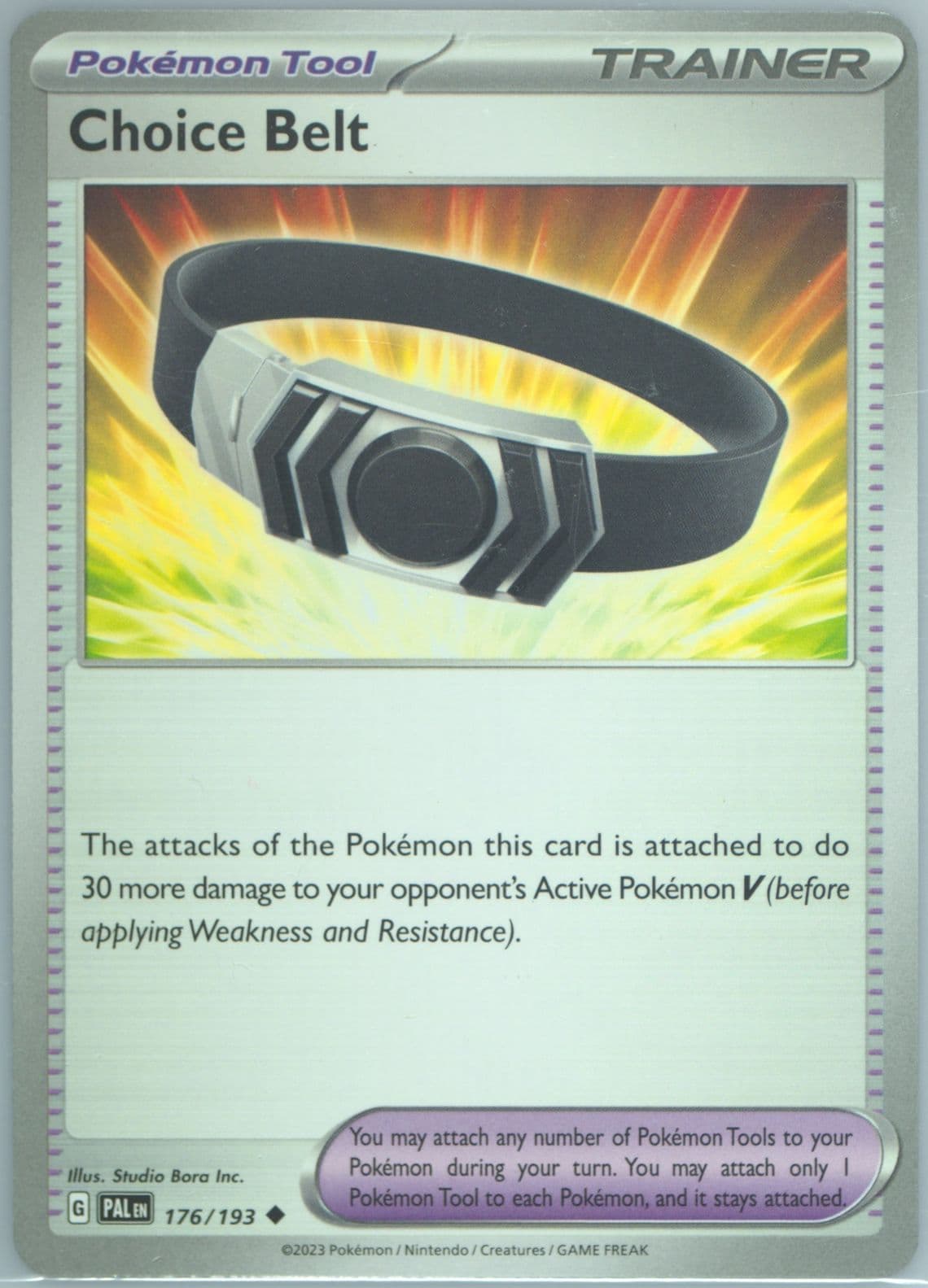 Choice Belt (176) 2023 Pokemon Pal EN-Paldea Evolved