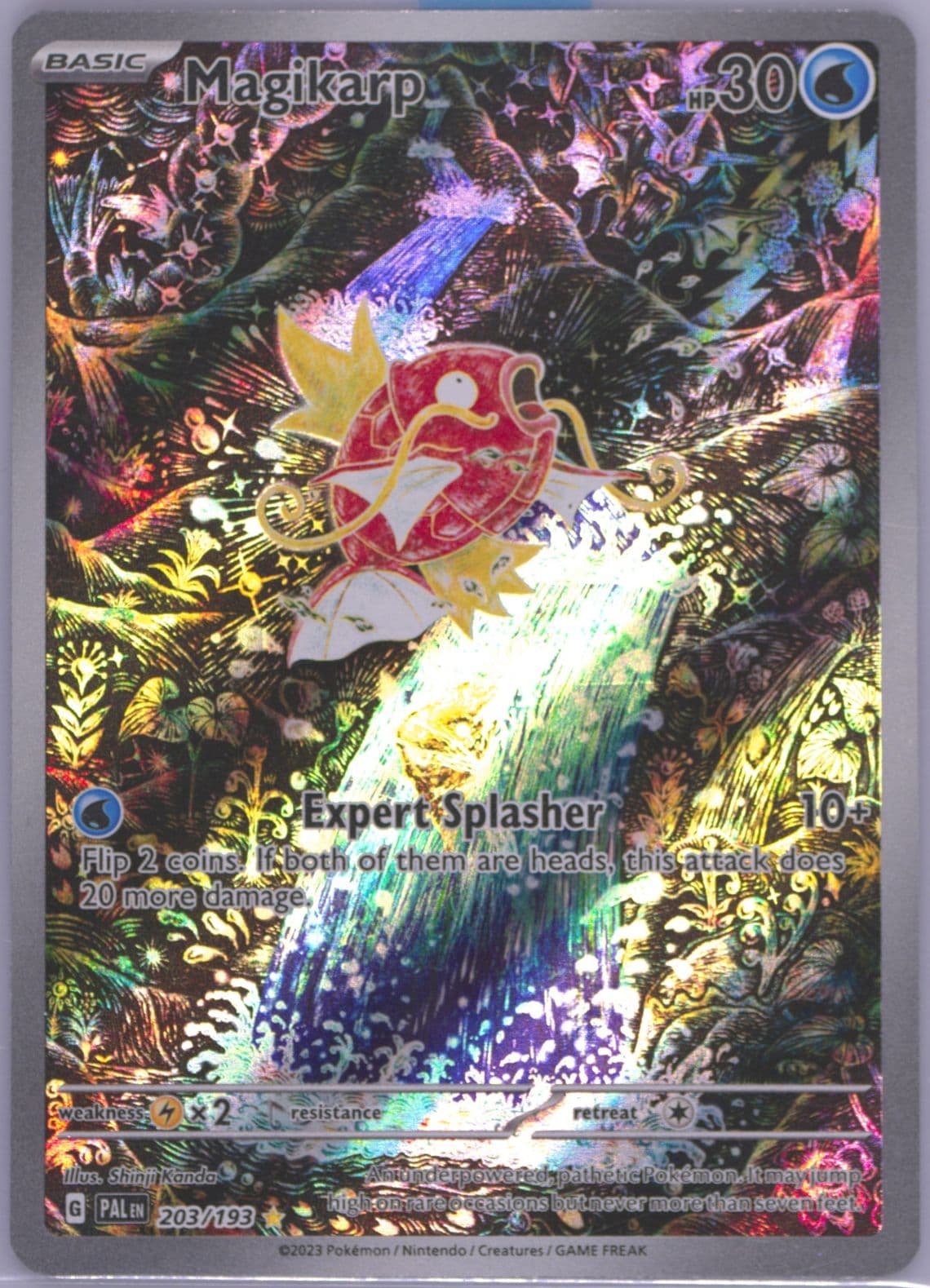 Magikarp Illustration Rare (203) 2023 Pokemon Pal EN-Paldea Evolved