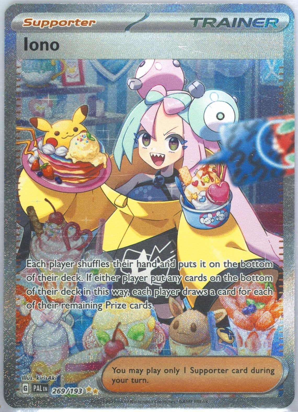 Iono Special Illustration Rare (269) 2023 Pokemon Pal EN-Paldea Evolved