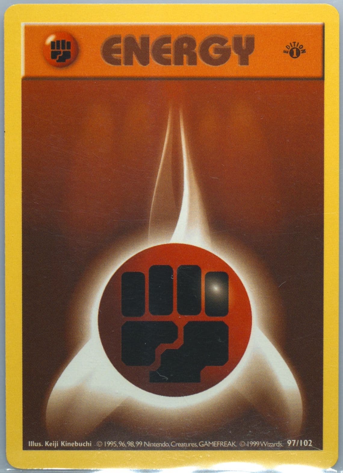 Fighting Energy 1st Edition (97) 1999 Pokemon Game