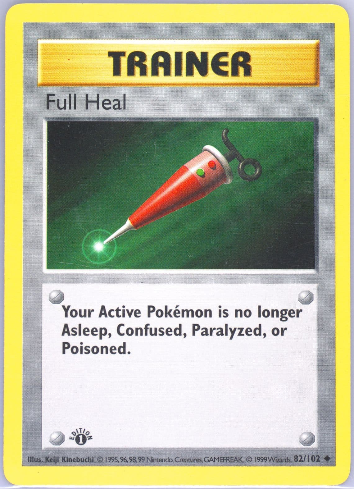 Full Heal 1st Edition (82) 1999 Pokemon Game