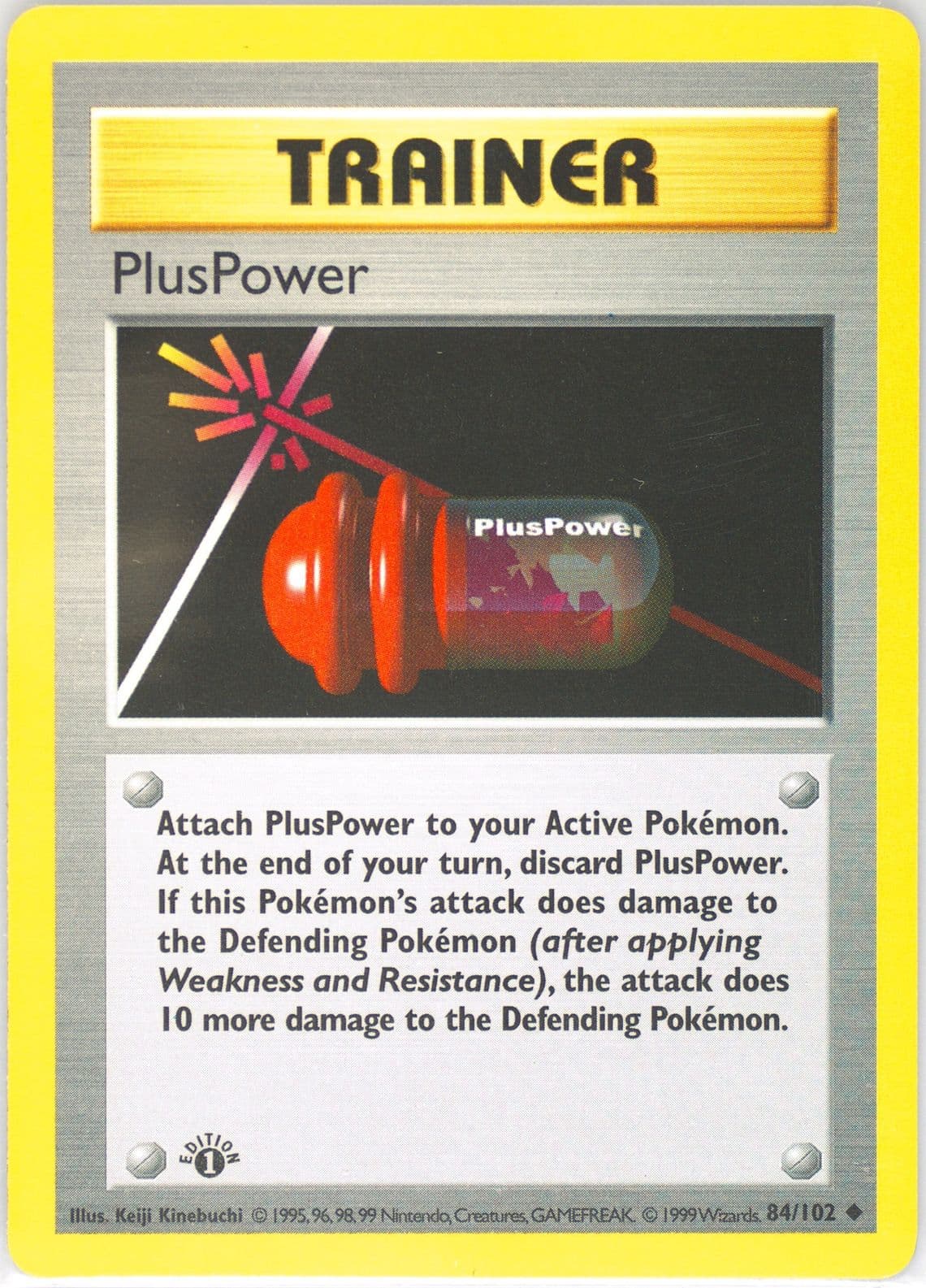 Pluspower 1st Edition (84) 1999 Pokemon Game