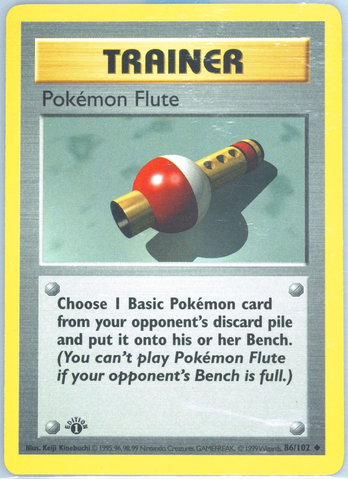 Pokemon Flute 1st Edition (86) 1999 Pokemon Game