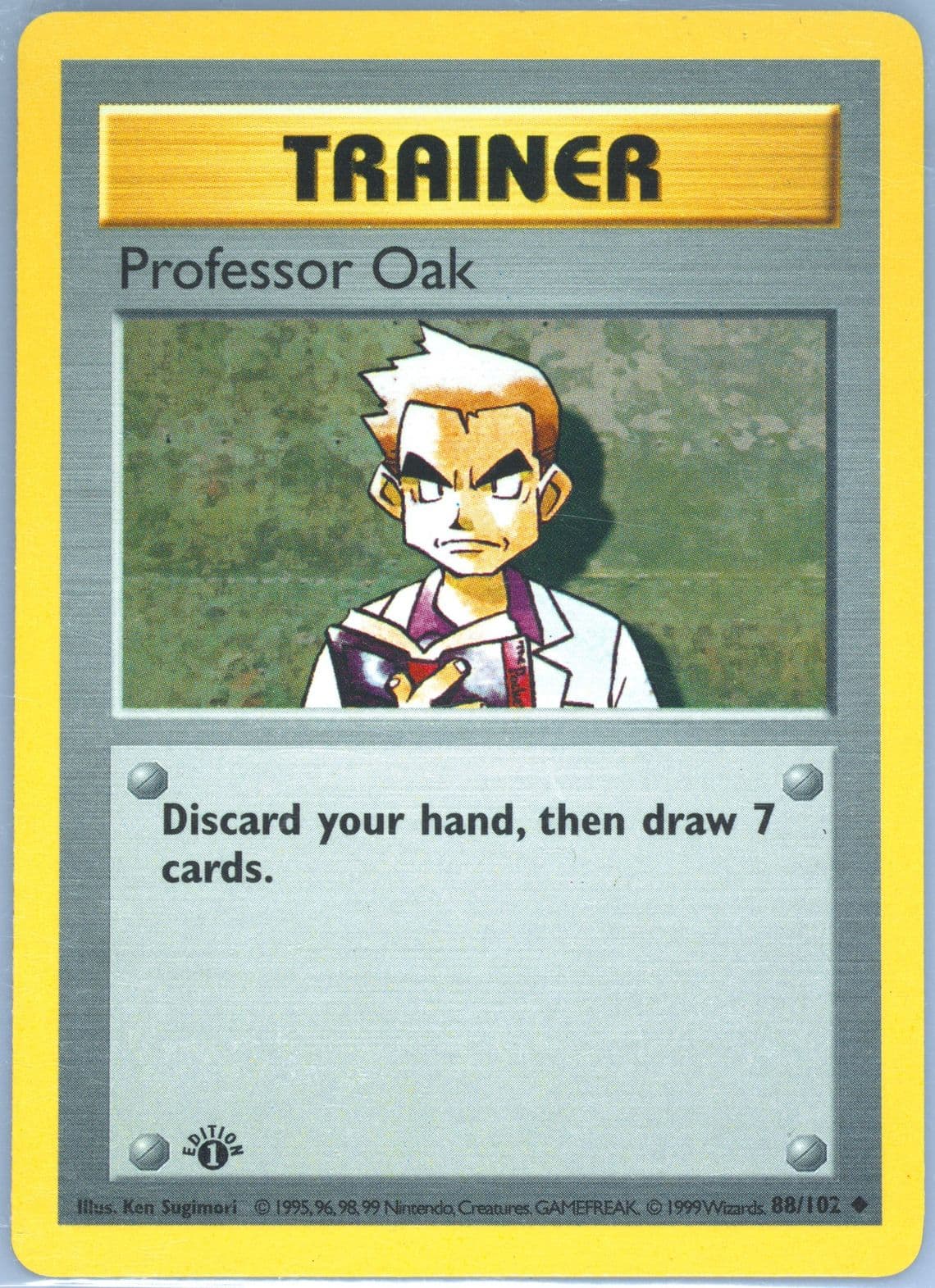 Professor Oak 1st Edition (88) 1999 Pokemon Game