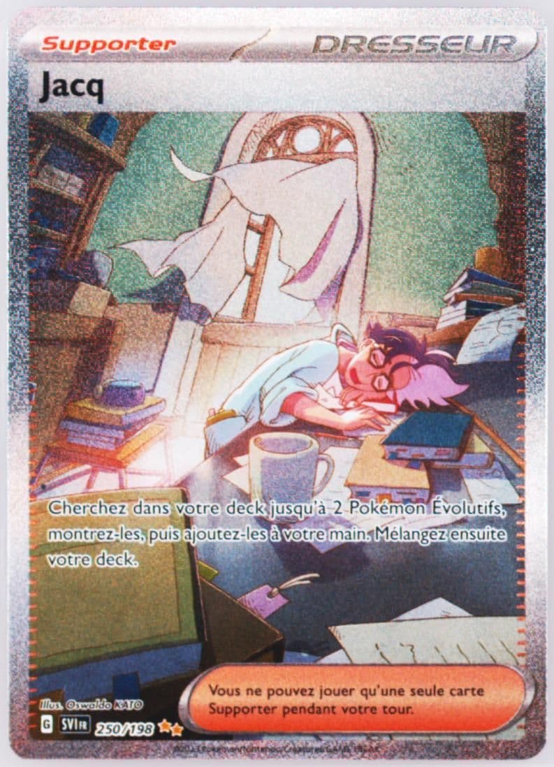 Jacq Special Illustration Rare (250) 2023 Pokemon French Svi FR-Scarlet & Violet