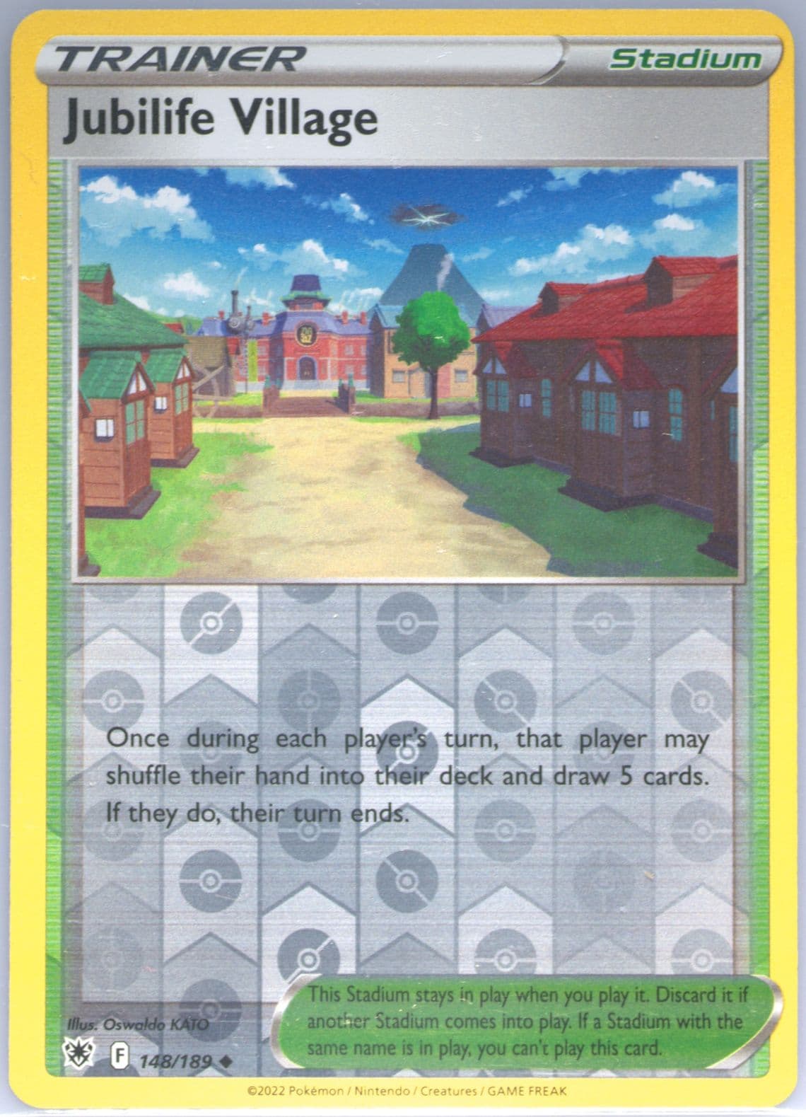 Jubilife Village-Reverse Foil (148) 2022 Pokemon Sword & Shield Astral Radiance
