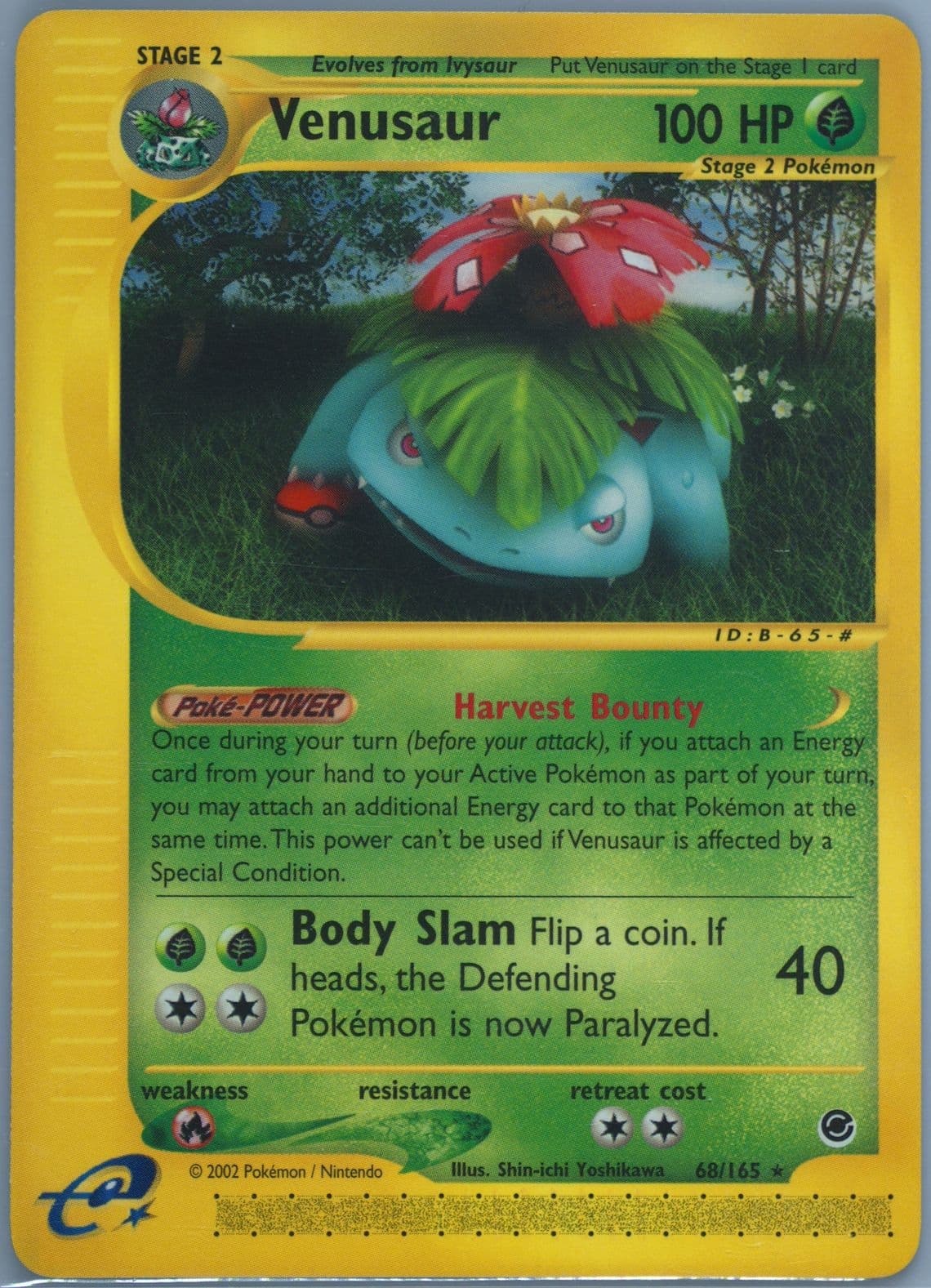 Venusaur (68) 2002 Pokemon Expedition