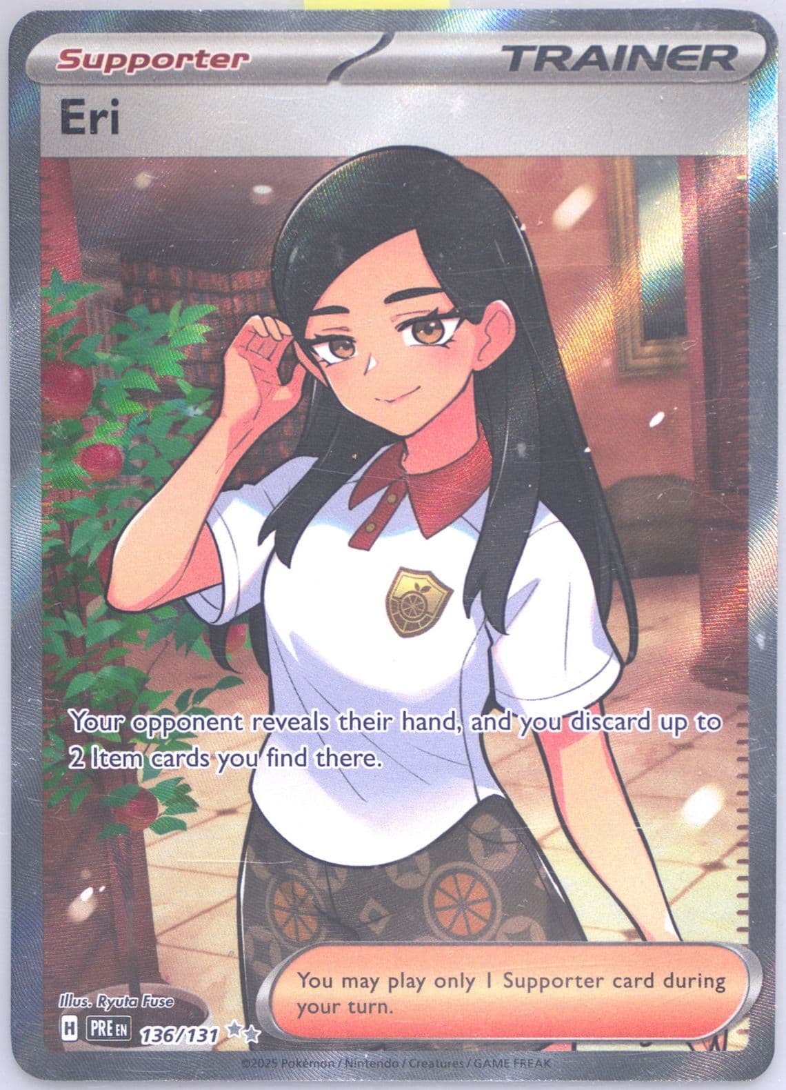 Eri Ultra Rare (136) 2025 Pokemon Pre EN-Prismatic Evolutions