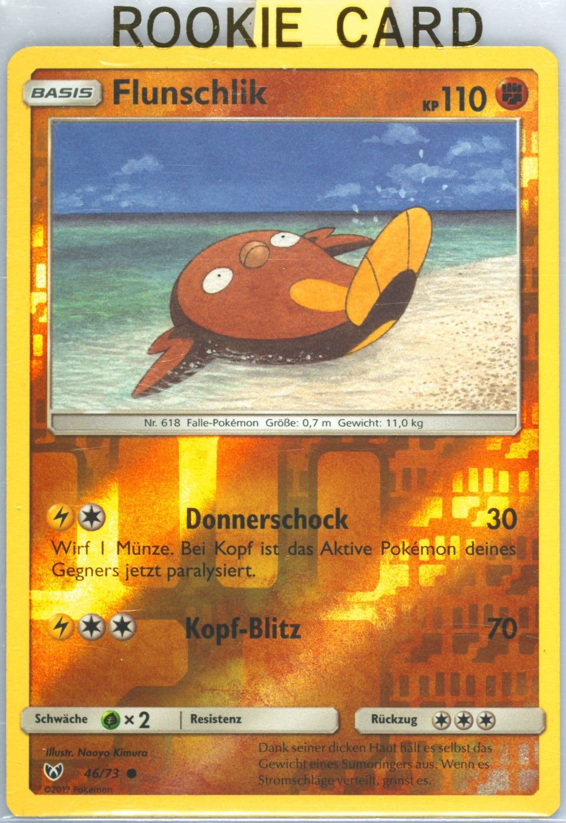 Flunschlik-Reverse Foil German (46) 2017 Pokemon Sun & Moon Shining Legends