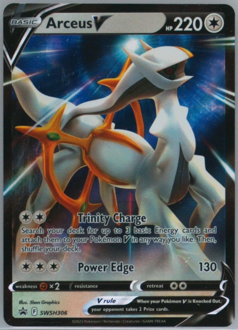 Arceus V Trainer's Toolkit (306) 2023 Pokemon Swsh Black Star Promo
