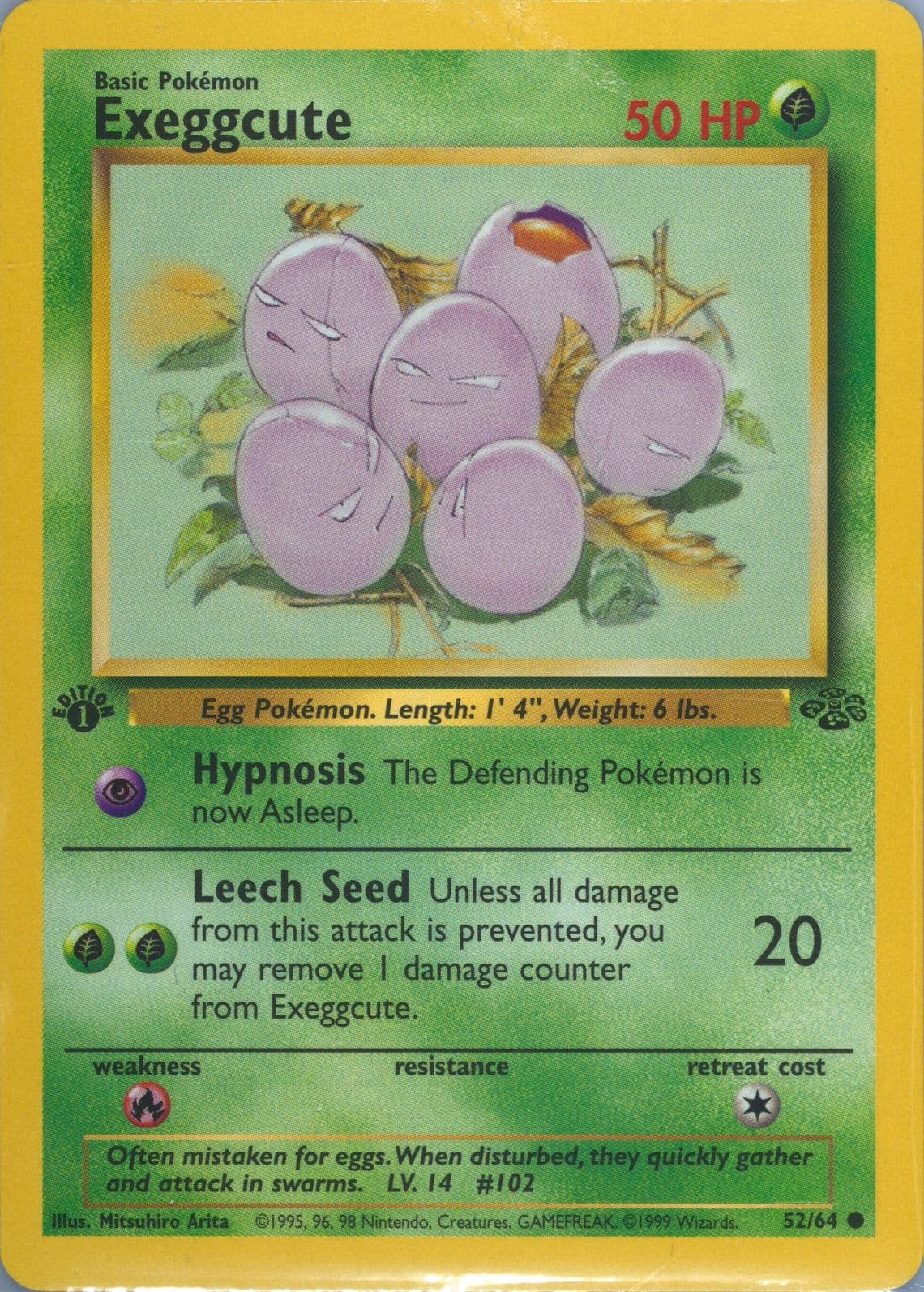 Exeggcute 1st Edition (52) 1999 Pokemon Jungle
