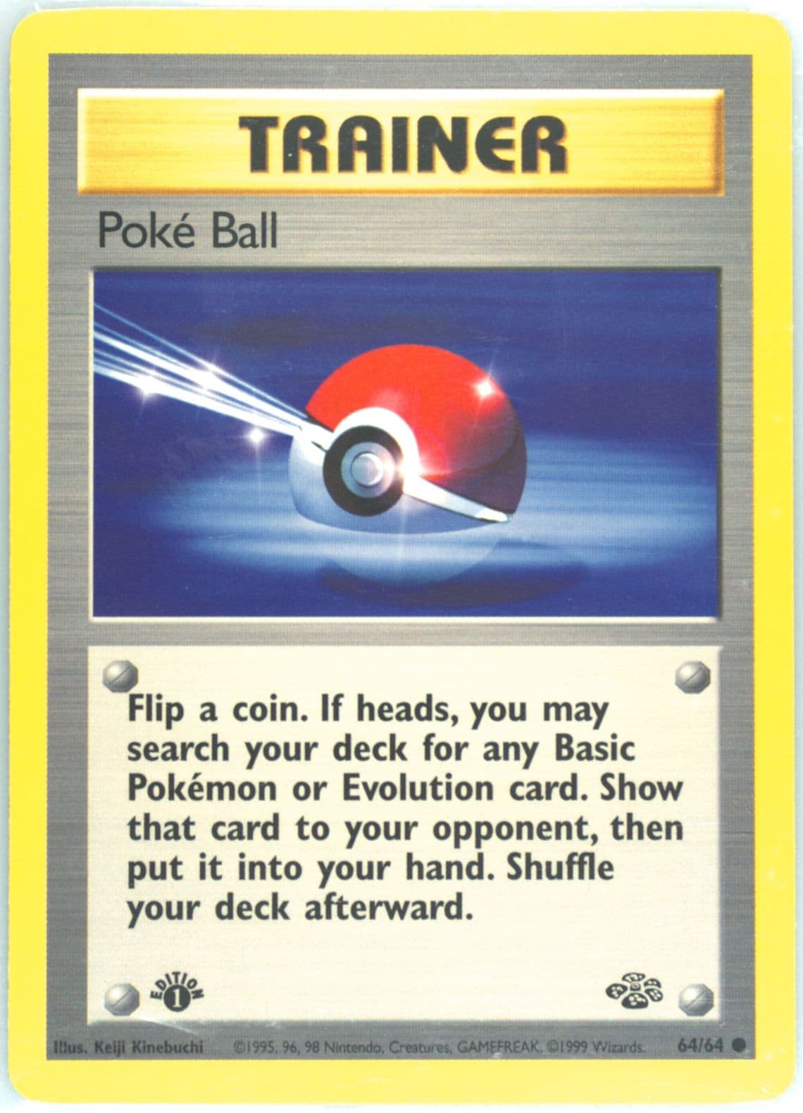 Poke Ball 1st Edition (64) 1999 Pokemon Jungle