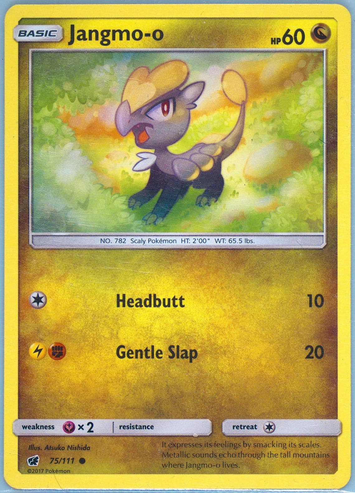 Jangmo-O (75) 2017 Pokemon Sun & Moon Crimson Invasion