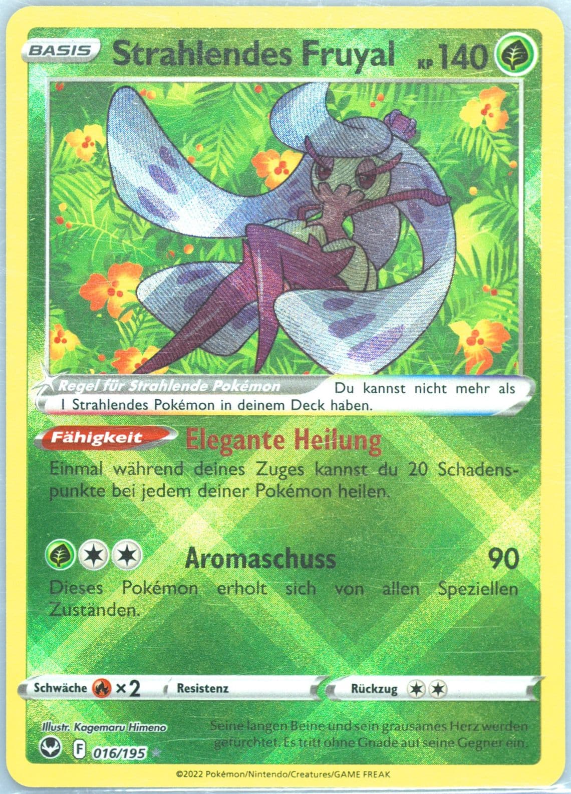 Strahlendes Fruyal German (016) 2022 Pokemon Sword & Shield Silver Tempest