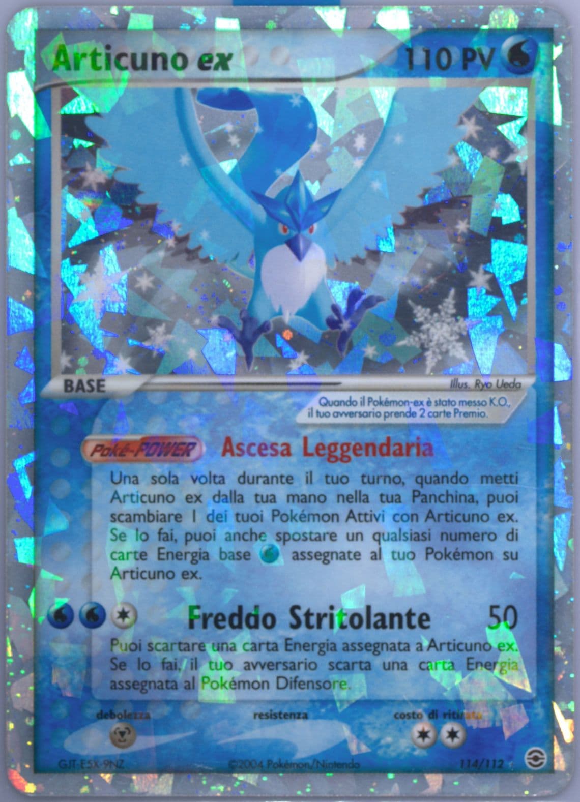 Articuno EX-Holo Italian (114) 2004 Pokemon EX Fire Red & Leaf Green
