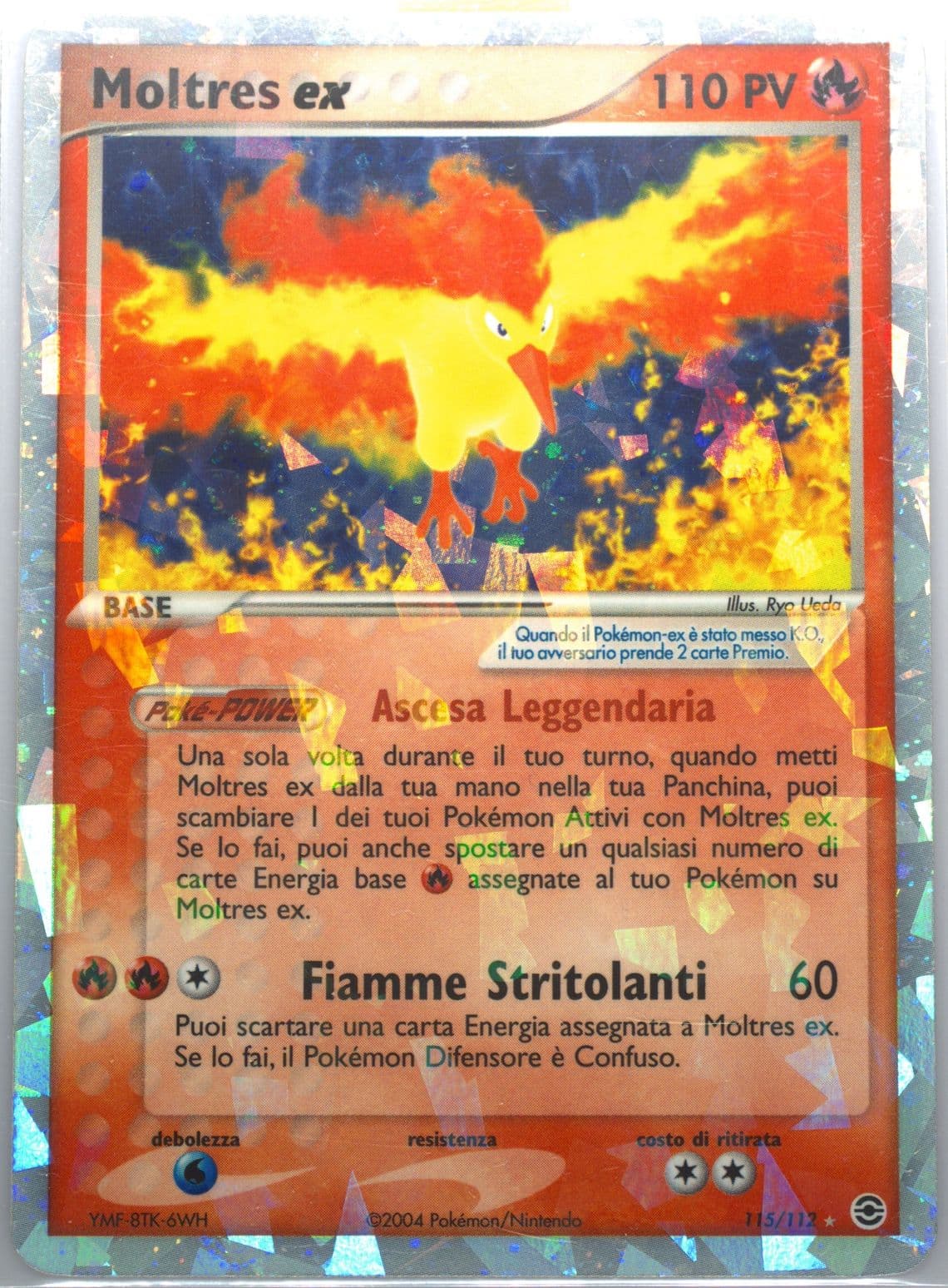Moltres EX-Holo Italian (115) 2004 Pokemon EX Fire Red & Leaf Green