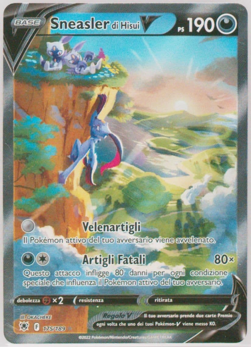 Full Art/Sneasler DI Hisui V Italian (175) 2022 Pokemon Sword & Shield Astral Radiance