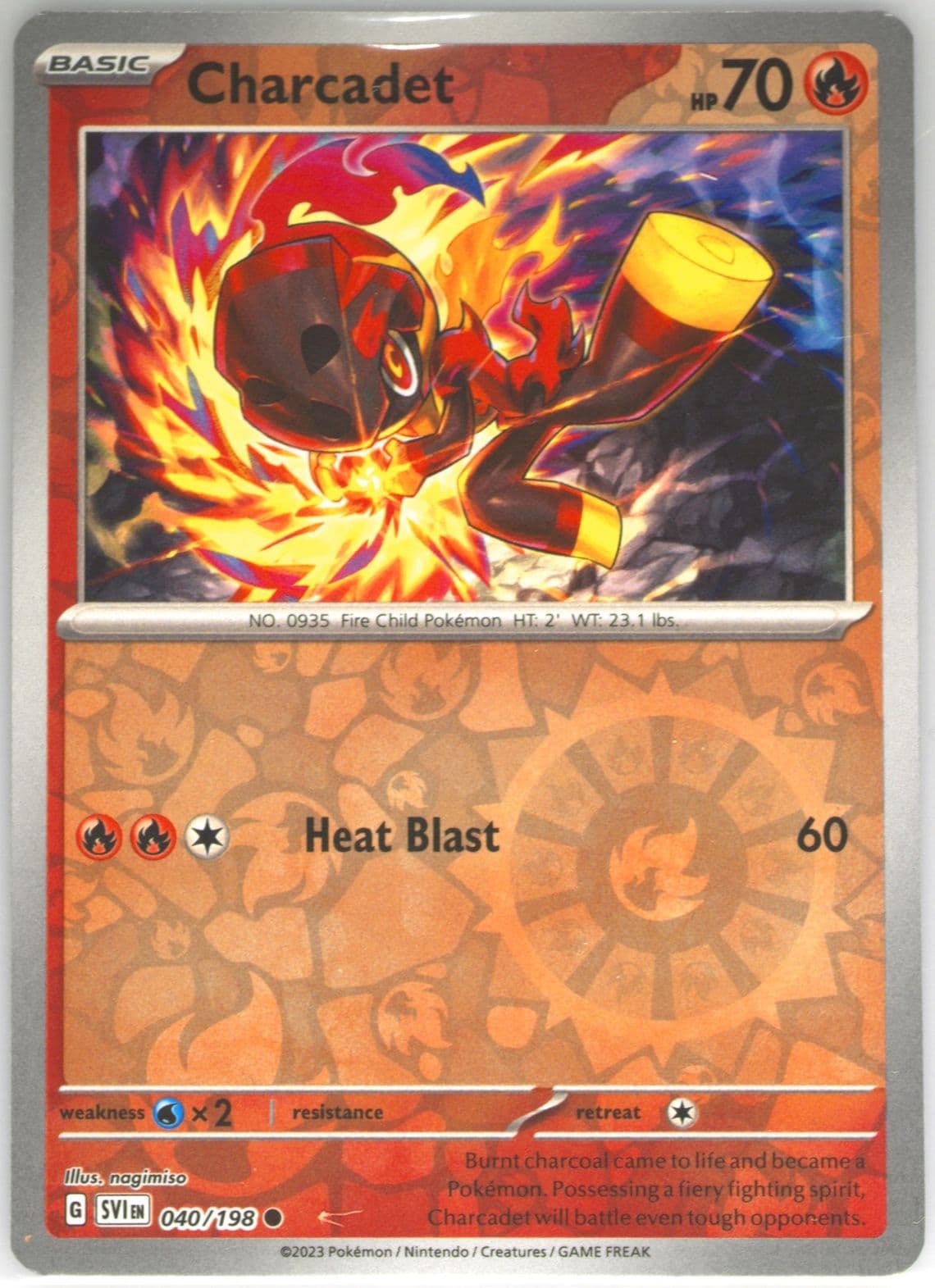 Charcadet Reverse Holo (040) 2023 Pokemon Svi EN-Scarlet & Violet