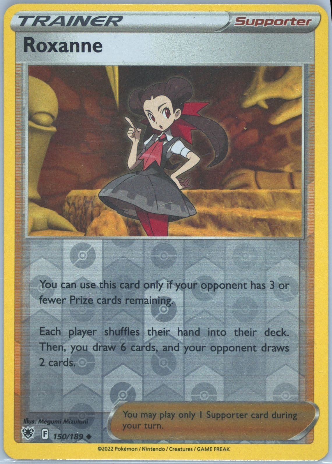 Roxanne-Reverse Foil (150) 2022 Pokemon Sword & Shield Astral Radiance