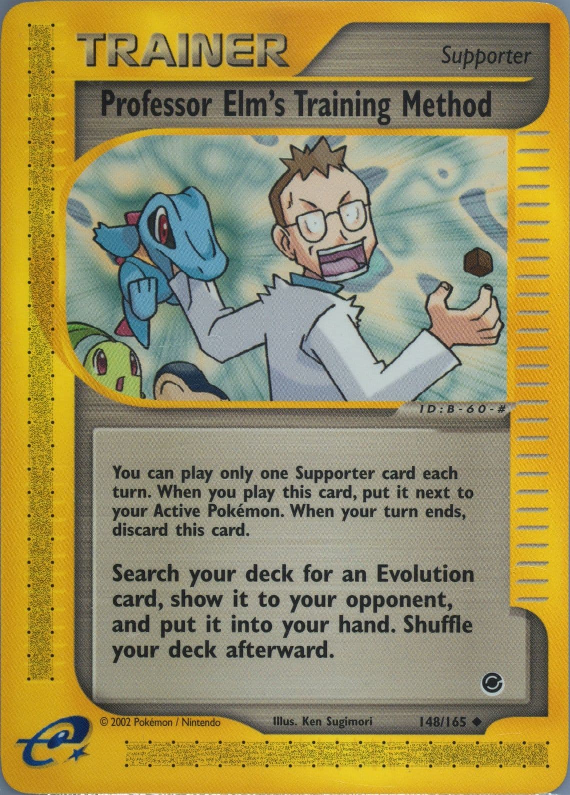 Professor Elm's Training Method (148) 2002 Pokemon Expedition