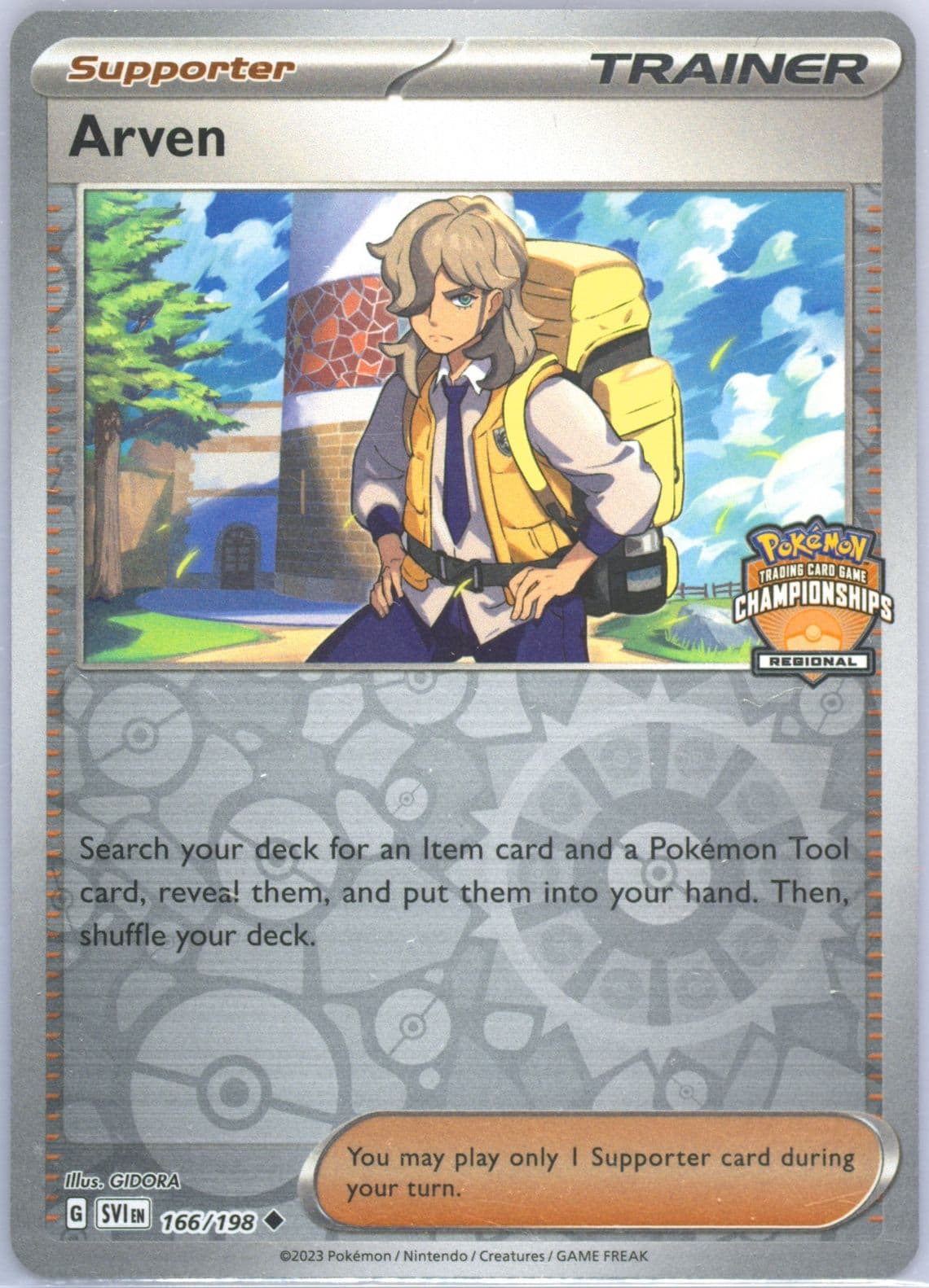 Arven Regional Championships (166) 2023 Pokemon Svi EN-Scarlet & Violet