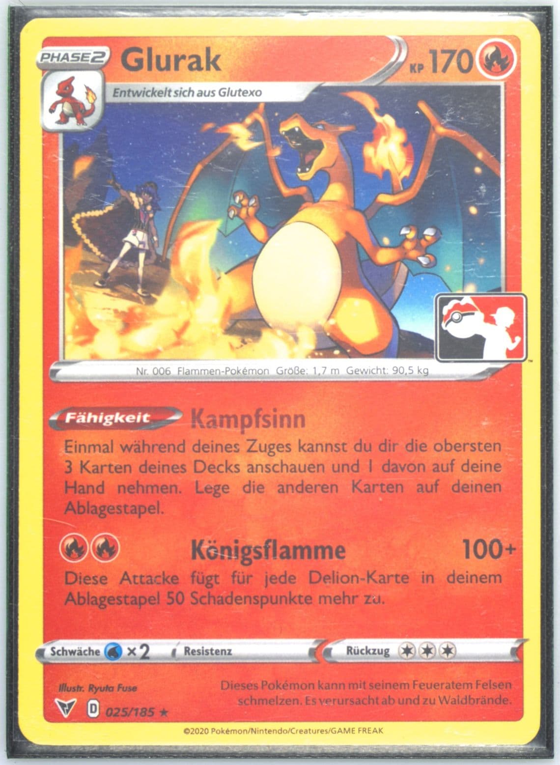 Glurak German (025) 2022 Pokemon Play! Pokemon Prize Pack: Series 1