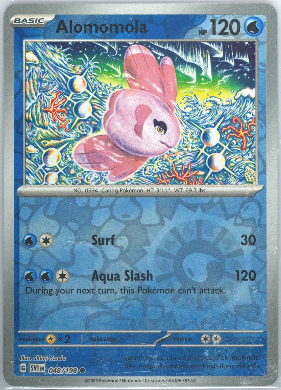 Alomomola Reverse Holo (048) 2023 Pokemon Svi EN-Scarlet & Violet