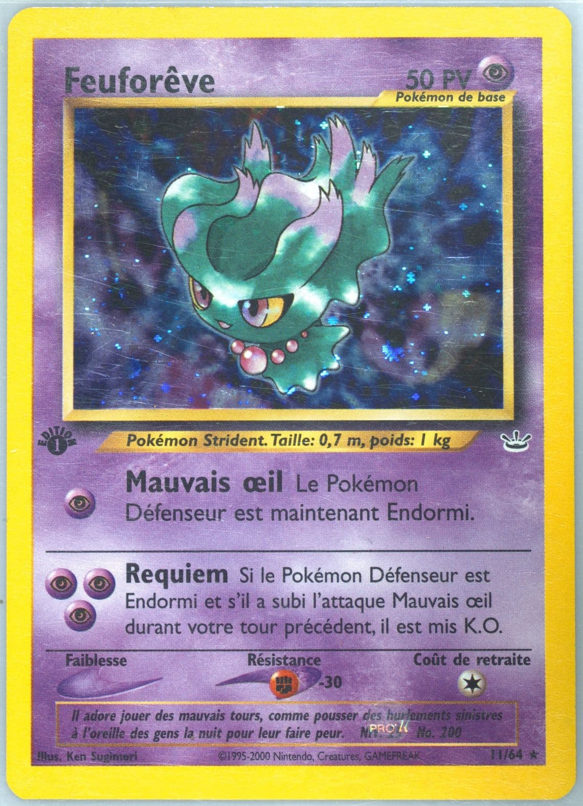 Feuforeve-Holo 1st Edition (11) 2002 Pokemon French Neo Revelation