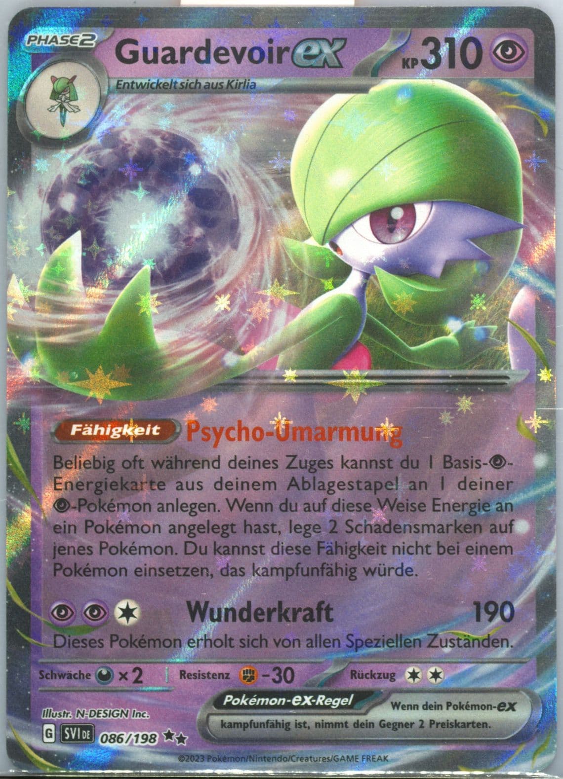 Gardevoir EX (086) 2023 Pokemon German Svi de-Scarlet & Violet