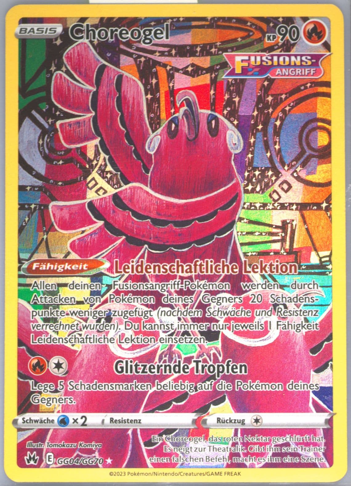 Full Art/Choreogel German (GG04) 2023 Pokemon Sword and Shield Crown Zenith