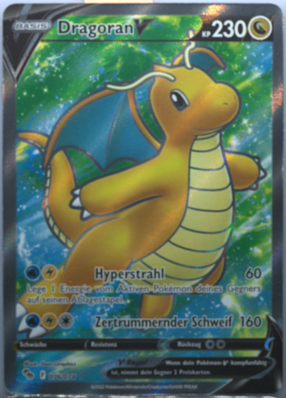 Full Art/Dragoran V German (076) 2022 Pokemon Go