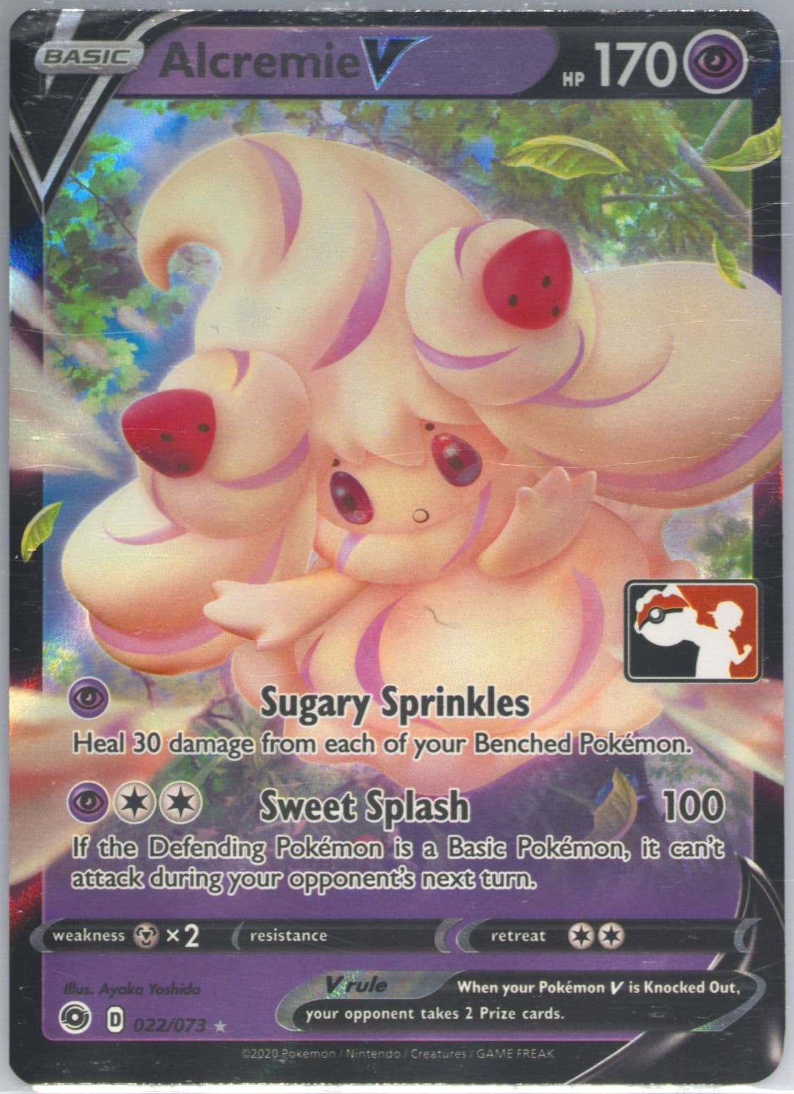 Alcremie V (022) 2022 Pokemon Play! Pokemon Prize Pack: Series 1