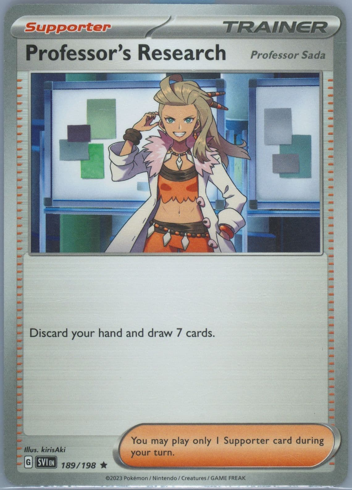 Professor's Research Sealed Product Exclusive (189) 2023 Pokemon Svi EN-Scarlet & Violet